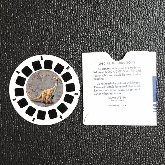 VIEW MASTER Reel DINOSAURS -Dinamation - Picture 1 of 4